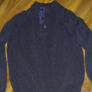 Weatherproof Blue Crewneck Sweater Classic Knit